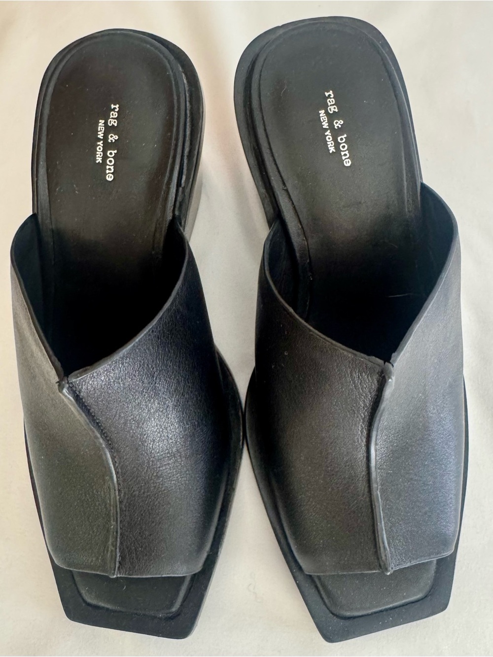 Rag & Bone Santagio Leather Wedges Sandals 6